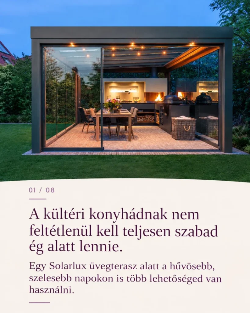 Kültéri konyha a szabad ég alatt